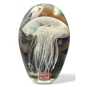 Dynasty Gallery Jellyfish Glow in Dark Paperweight Heirloom Collection